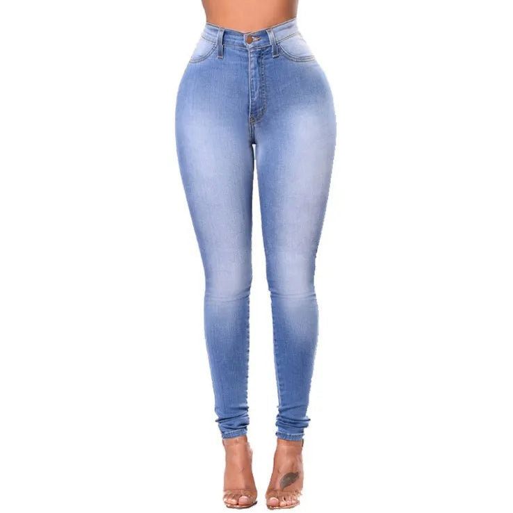 2026 NEUE Damen Skinny Jeans Hosen Vintage Denim Jeans Damen Mode Stretch-Hosen Streetwear Gerades Bein Hüftumschließende Jeans