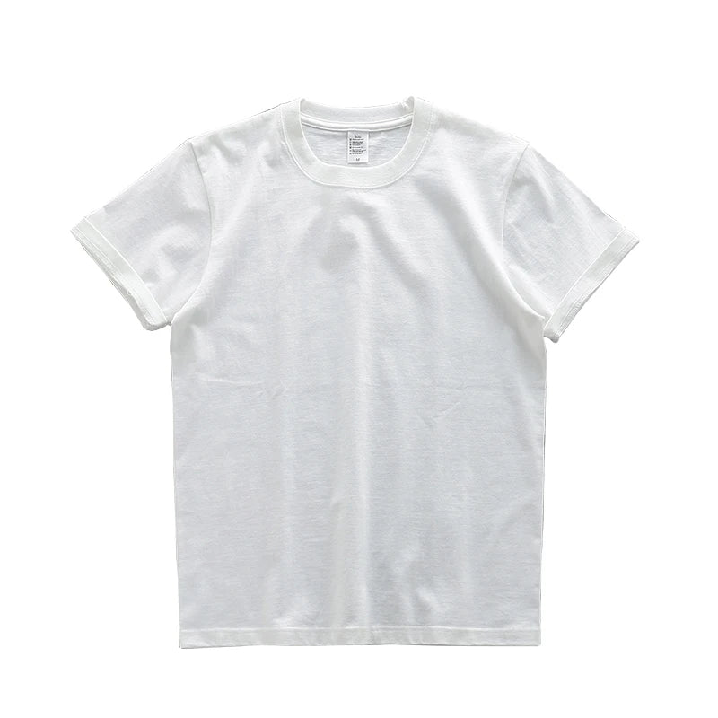 Dukeen 280gsm übergroße schwere T-Shirt für Männer Sommer Kurzarm T-Shirt Baumwolle einfarbig Top lässig T-Shirts ein Stück