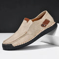 Business Casual Handgenähte Herren-Slipper in Übergrößen Frühling Herbst Neuer Stil Cross-Border Bean Bean Schuhe mit Gummisohle