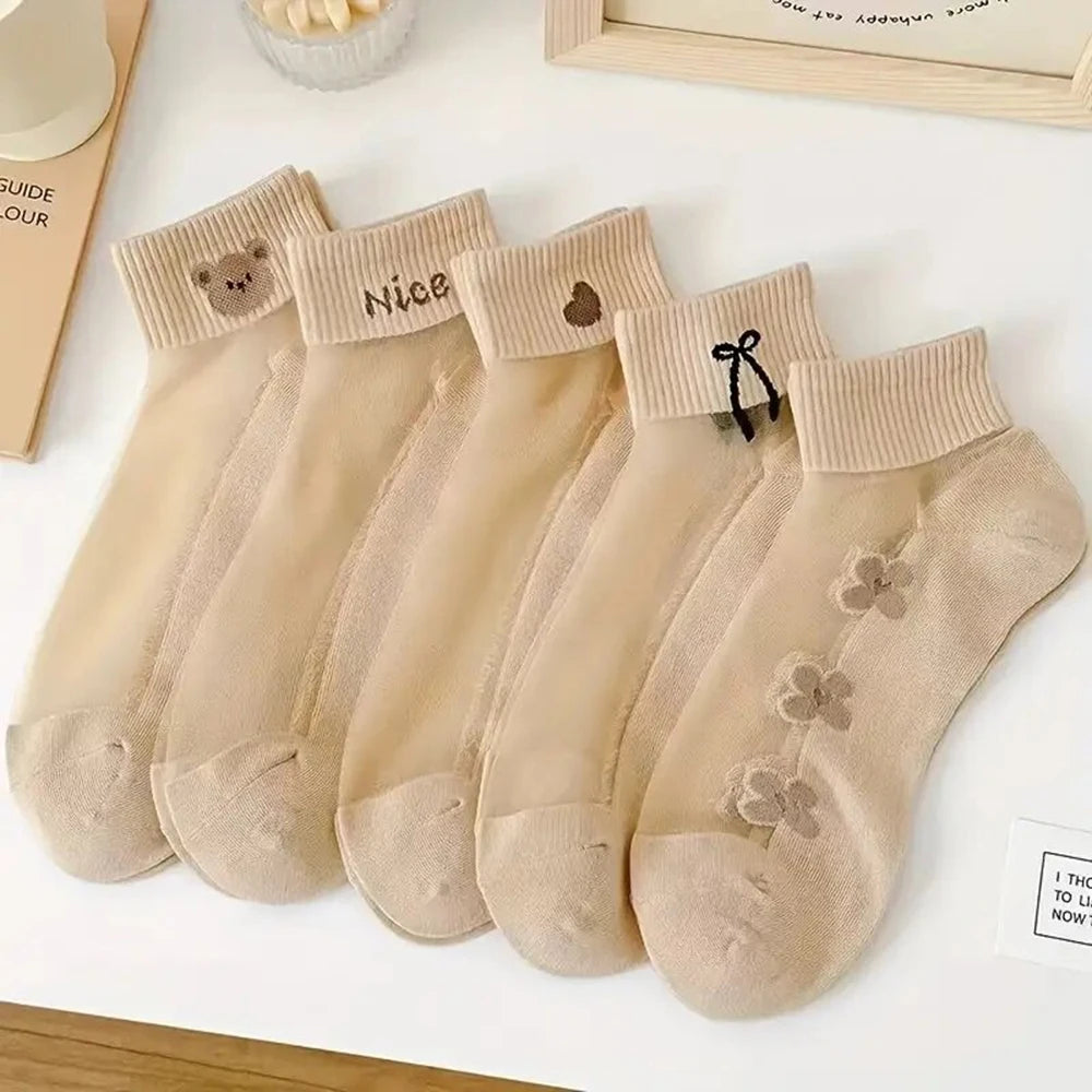 5 Paar Herrensocken, hochwertige Frühlings- und Herbstverdickte, atmungsaktive Bootssocken, niedrig geschnittene Socken mit flachem Mund, Freizeitsocken für Herren