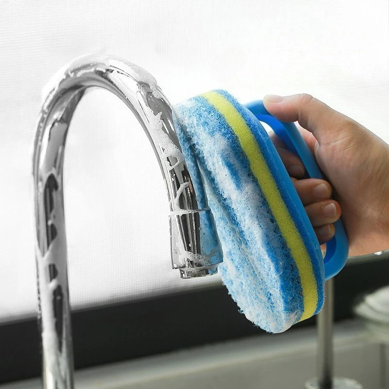Schwamm Reinigung Pinsel Mit Griff Badewanne Fliesen Peeling Pinsel Küche Bad Reinigung Schwamm Pinsel Haushalt Reinigung Liefert