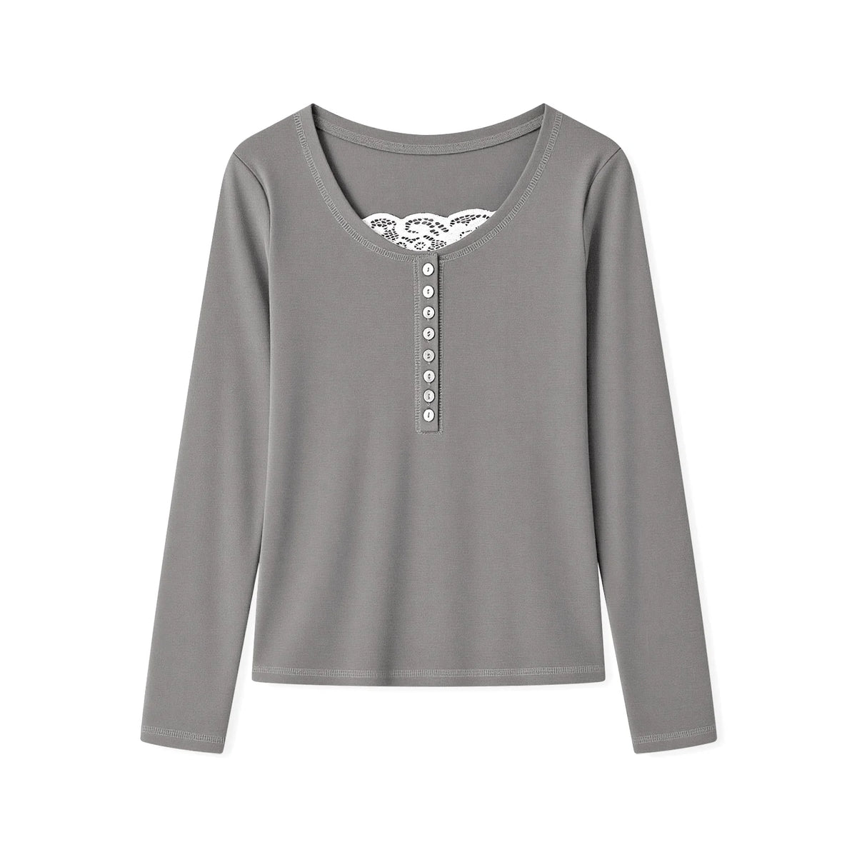 Frauen Frühling Herbst Shirts Y2K Ästhetische Grunge Shirts Langarm Spitze Patchwork Tops 90er Jahre Vintage Fee Harajuku Bluse