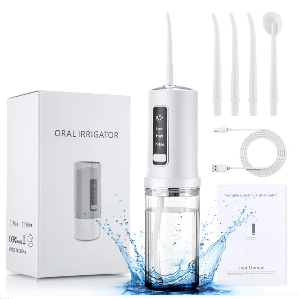 Tragbare Munddusche Wasser Flosser + Elektrische Zahnbürste Sonic Dental Scaler Dental Wasser Jet Zähne Reinigung Mundpflege Set
