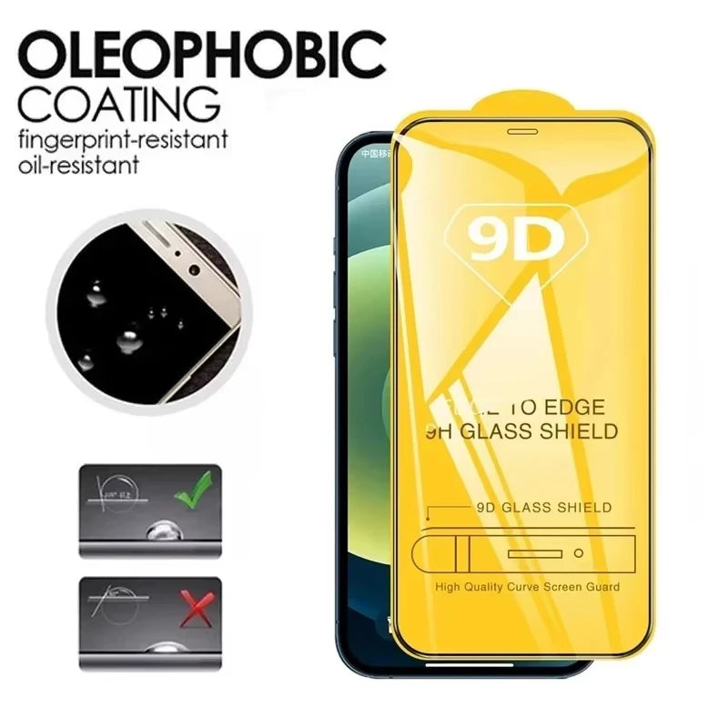 1-5PCS 9D Schutzglas für Samsung A57 A56 A55 A54 A37 A36 A35 A17 A16 A15 A53 A52 A35 A14 A13 Kratzfester Displayschutz