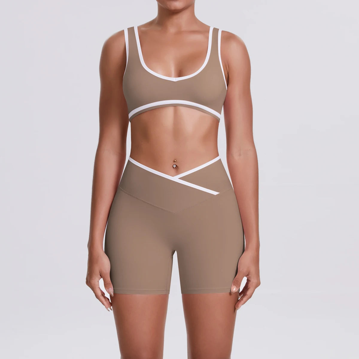 Frauen Zwei Stück Gym Workout Set Weiblichen Bh Yoga Sets 2ps Shorts Fitness Tragen Frauen Quick-Dry Leibchen Sport bh Anzüge