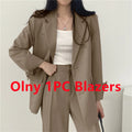 Elegante Büro Dame Business Anzug Set Blazer 2026 Frühjahr Neue frauen Kleidung Anzug Jacke Casual Hosen Set Breite Bein anzug Hosen
