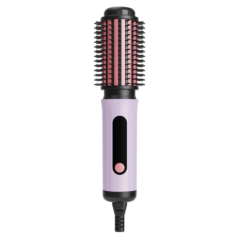 TINSOL Negativ-Ionen-Heißluftbürste Professionelles Styling-Tool Multifunktionale Beheizte Locken- und Glättungsbürste