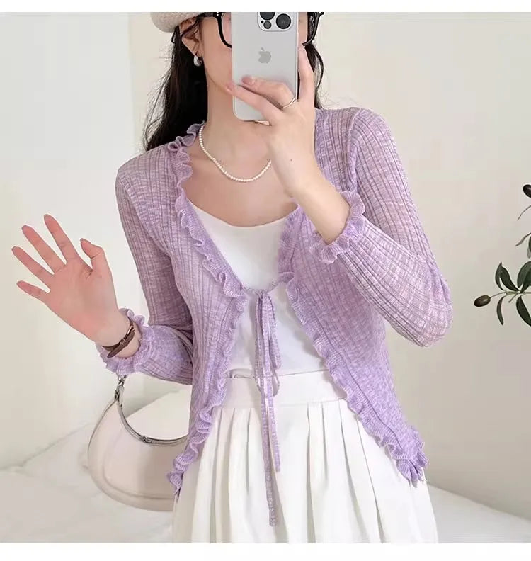 2026 Sommer Langarm Vintage National Trend Damenbekleidung Ausgehöhlte Spitze Patchwork Chiffon Hemden Damen Blusen Großhandel
