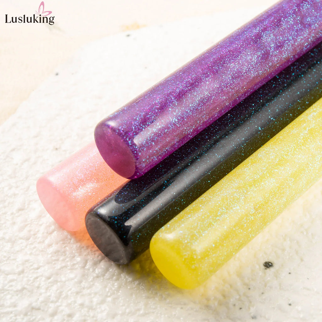 DIY Nail Art 5-Blütenblatt-Punktierwerkzeug, Blumenkreator, 1,8 mm feine Spitze, Strass-Pickers, Glitzergriff, Maniküre, Nagelwerkzeuge, Pinsel