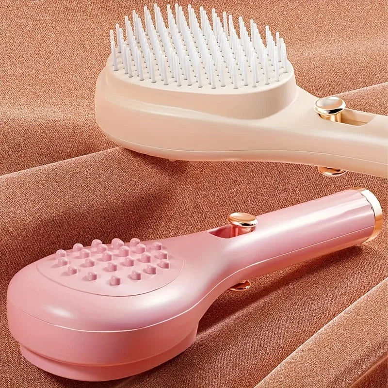 1 Stück magischer einziehbarer Haarkamm – antistatische Kopfhaut-Massage- und Entwirrungsbürste für alle Haartypen, Urlaubsgeschenkbox, Beauty-Tool