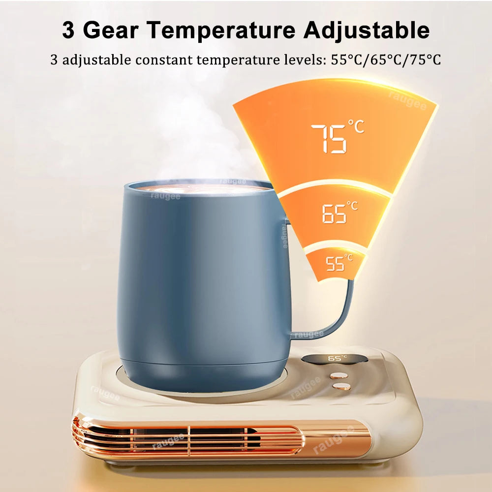 Tassenwärmer, Tassenheizung, Kaffeewärmer, Mini-elektrische Getränkeheizung, 3 Gänge, konstante Temperatur, Wasser, Milch, Tee, Heizkissen