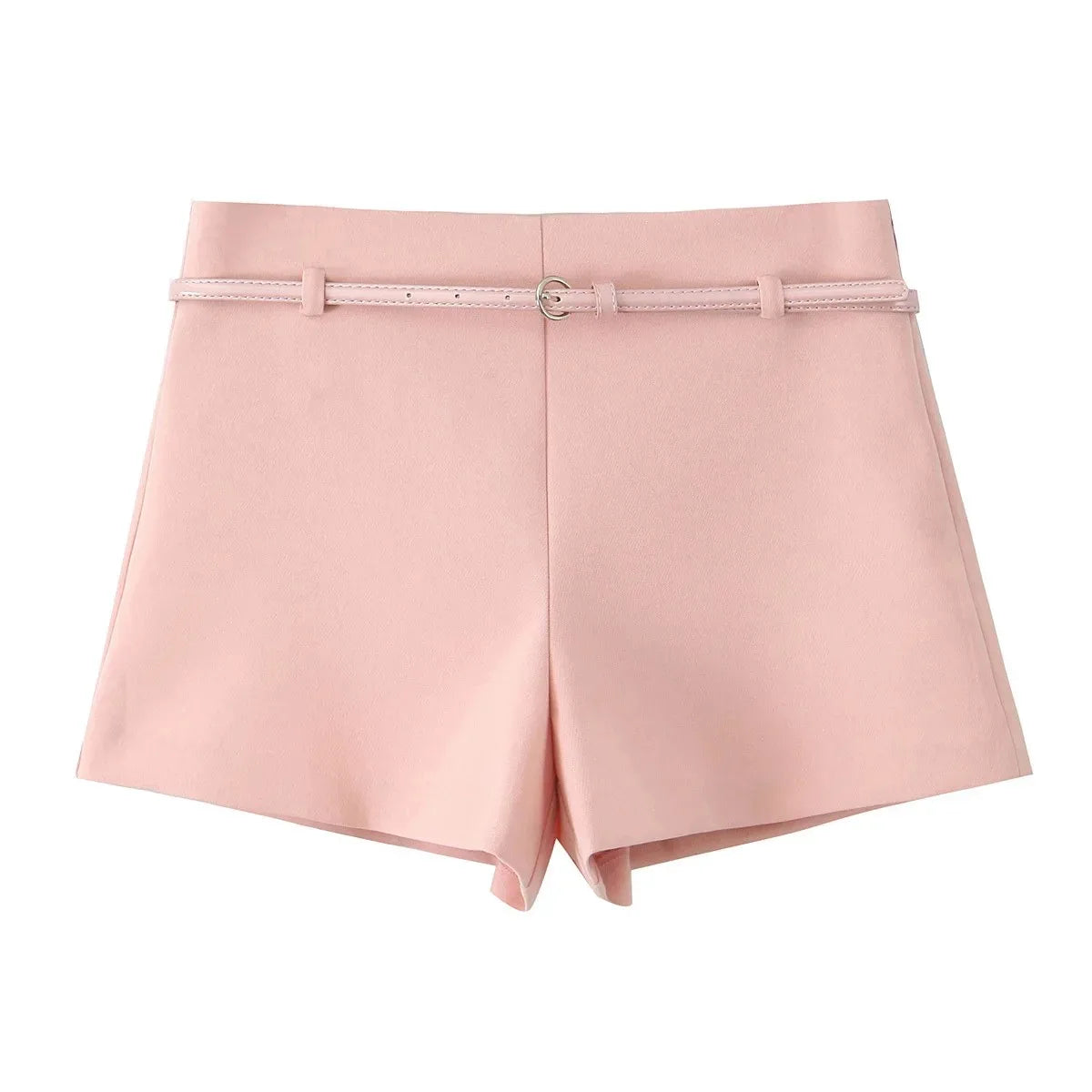 KONDALA Vintage Chic Solide Frauen Anzug V-ausschnitt Ärmellose Schärpen Weste Blazer Gerade Shorts Neue Mode 2025, Sommer Büro Sets