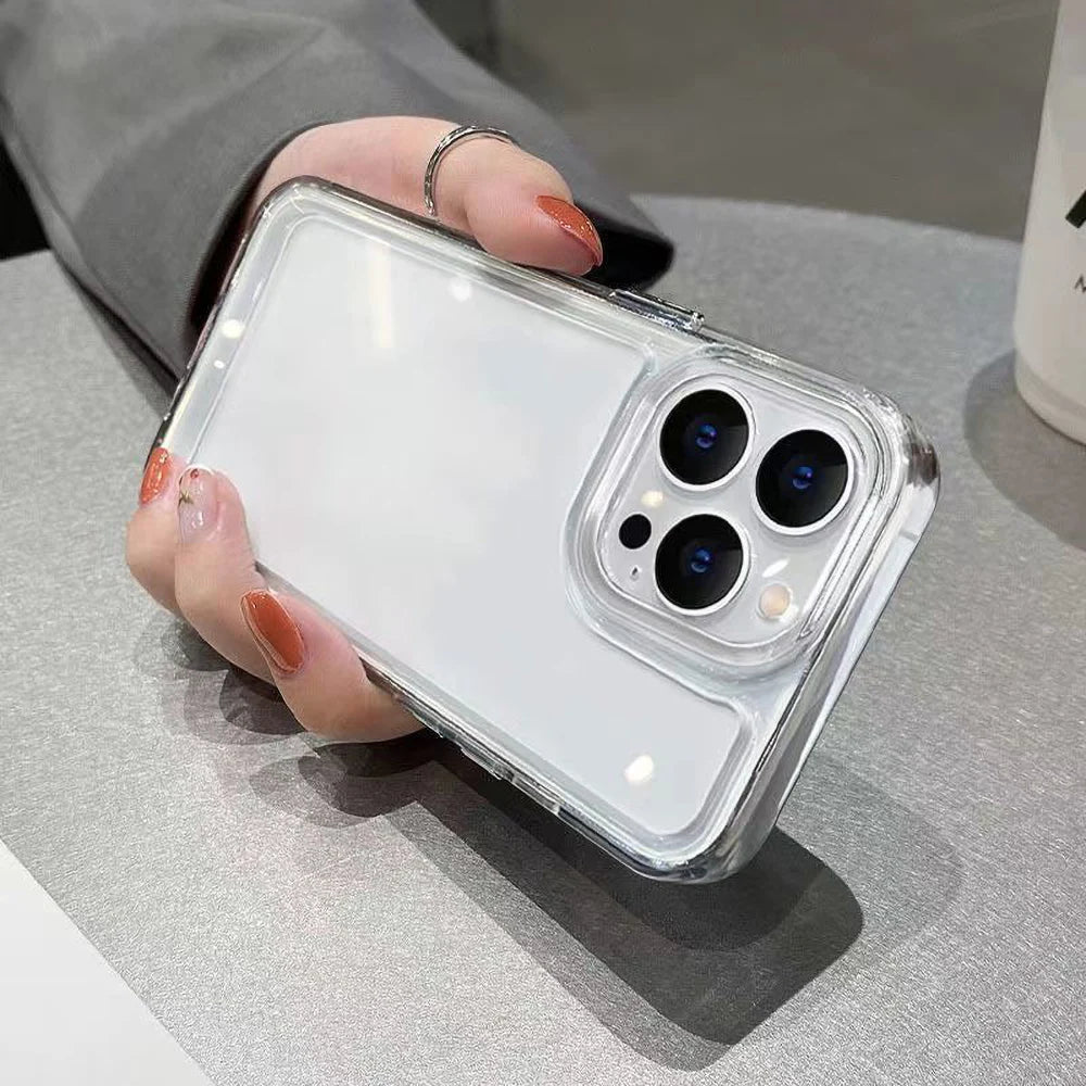 Handyhülle für iPhone 17 Pro Max Air Cover 11 16 15 12 13 14 Pro Max 16E 17pro Max iPhone 17 stoßfeste klare Abdeckung Funda Bumper