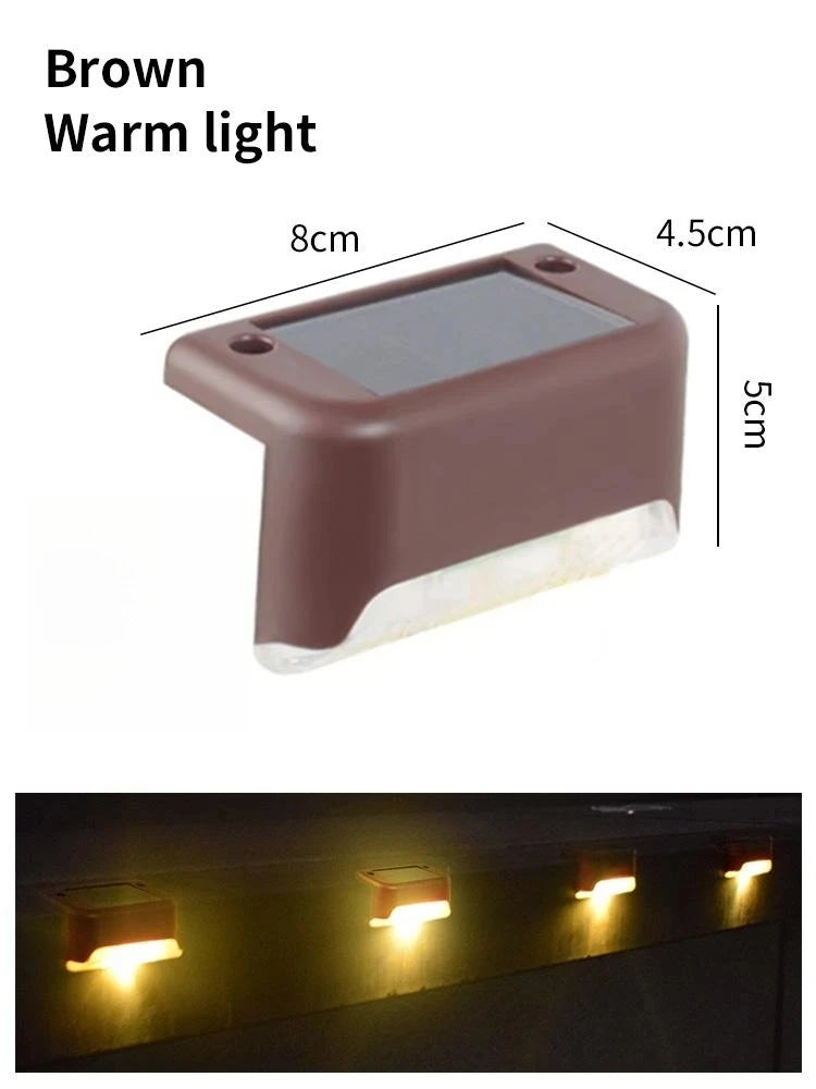 LED Solar Treppen Licht Im Freien Wasserdichte Wand Lichter LED Solar Lichter Haushalt Balkon Garten Dekoration Landschaftsbau Licht