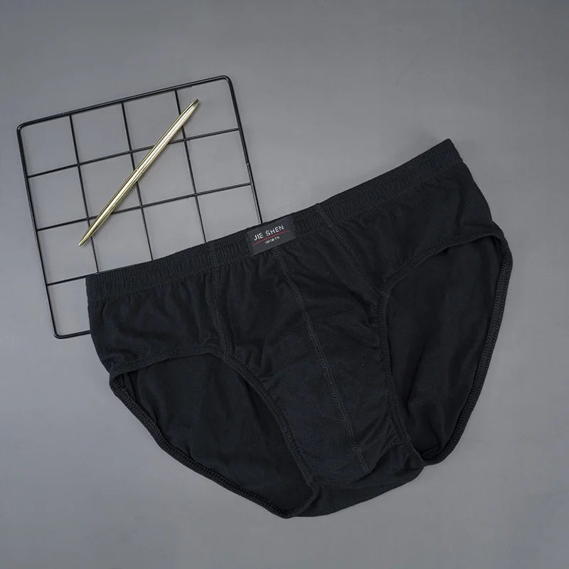Männer 100 % Baumwolle Atmungsaktive Slips Bequeme Männliche Unterwäsche Dessous Höschen Unterhosen Plus Größe XL -5Xl