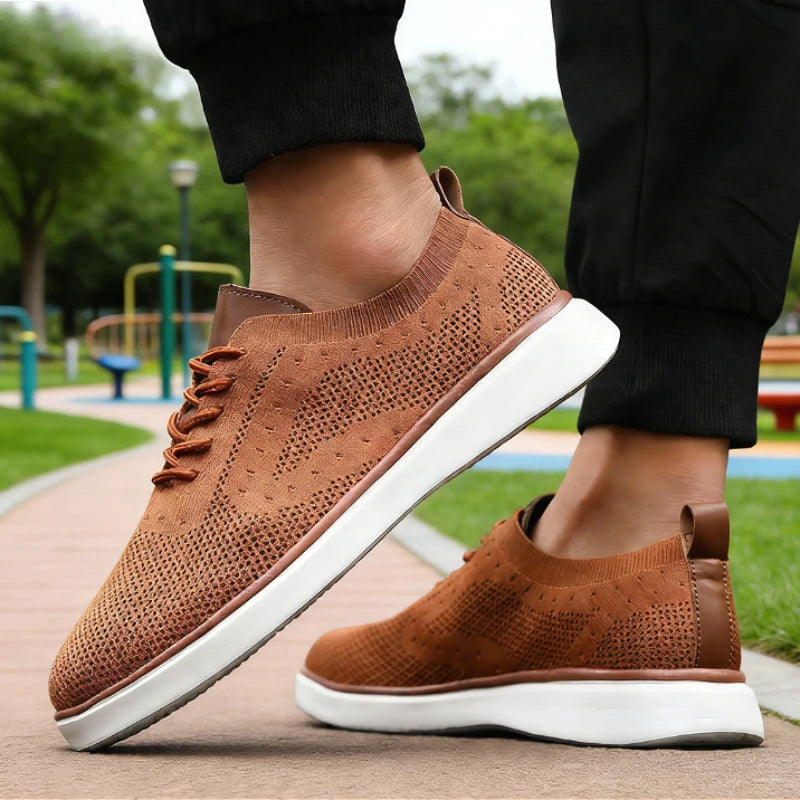 Männer Koreanische Version Trendy Schuhe Frühling Sommer männer Stricken Turnschuhe Atmungsaktives Mesh Casual Schuhe Leichte Bequeme Schuhe