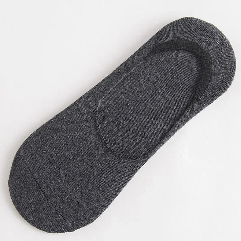 5Pairs Männer Boot Baumwolle Socken Sommer Herbst Nicht-slip Silikon Unsichtbare Atmungsaktive Socken Männliche Söckchen Hausschuhe Sport socken