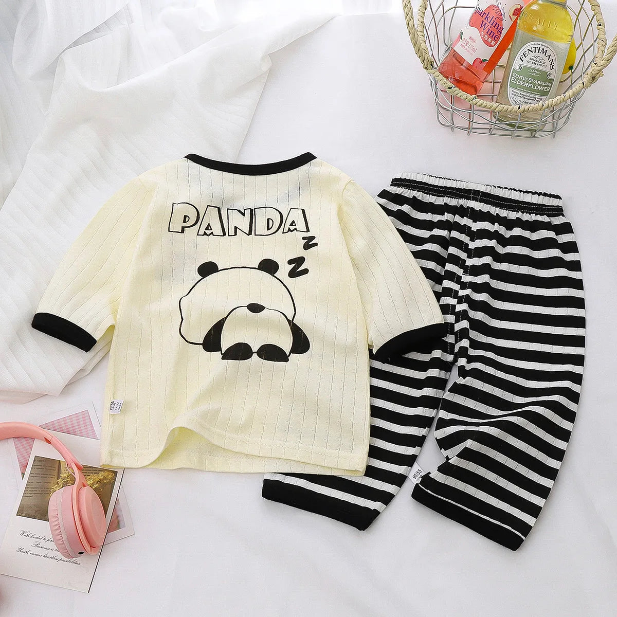 Baby Pyjamas Sets Baumwolle Kind Pyjamas Kleinkind Langarm Baby Nachtwäsche Pyjamas Kinder Cartoon Homewear Kleidung Baby Mädchen