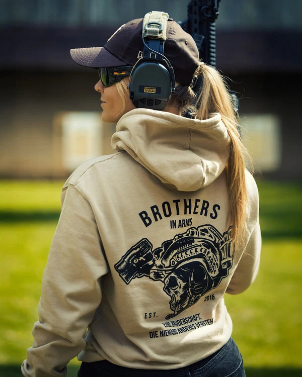 Brothers in Arms _ Team-Hoodie aus Baumwolle mit Grafik, hochwertiger Luxus-Unisex-Stil für Männer und Frauen