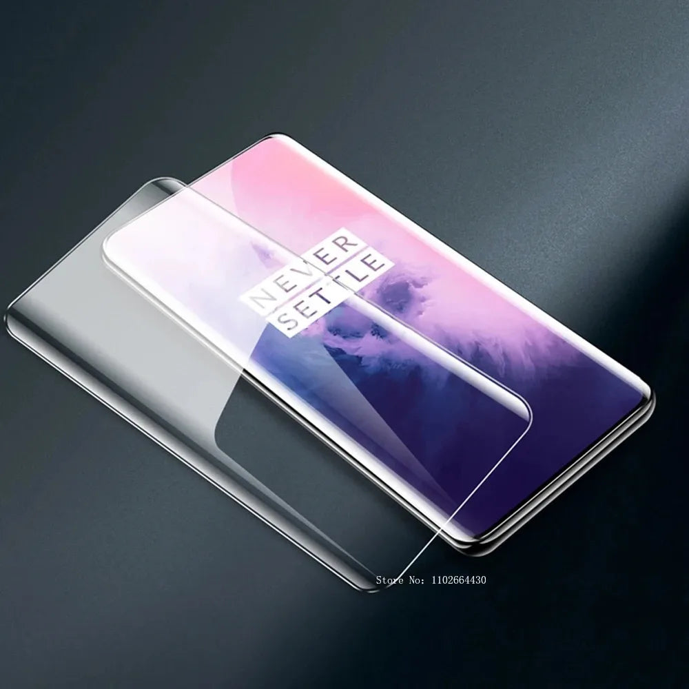 2 Stück gehärtetes Glas für oneplus 6 6t 7 7t 8 pro Telefon Displays chutz folie für oneplus z Schutz folie das Glas Smartphone