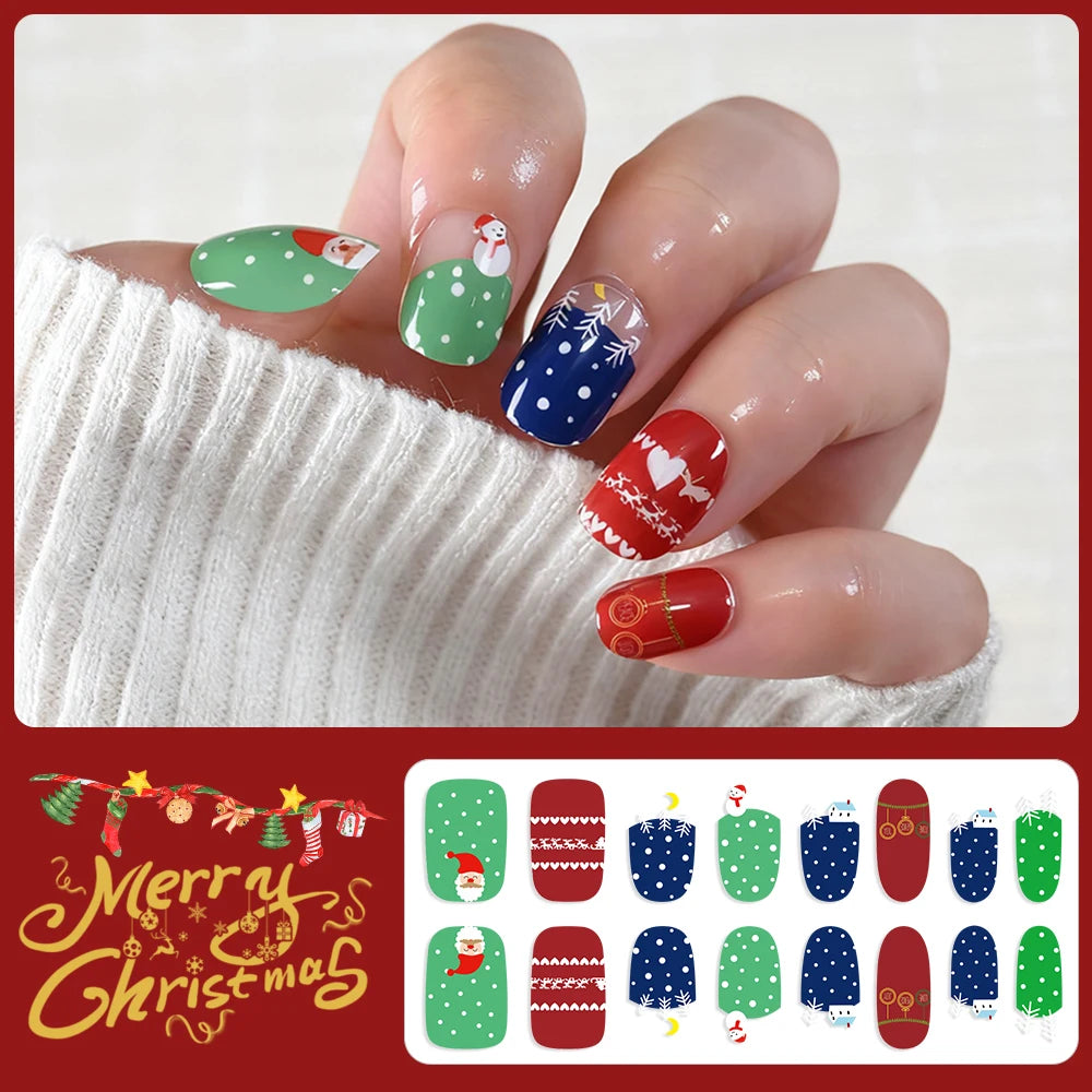 14 Tipps Full Wrap Nagellack Aufkleber Selbstklebende einfarbige Gel-Nagelstreifen Kunst Aufkleber Nicht halbgehärtete DIY Nageldekorationen