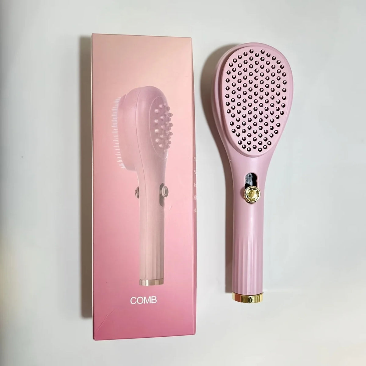 1 Stück magischer einziehbarer Haarkamm – antistatische Kopfhaut-Massage- und Entwirrungsbürste für alle Haartypen, Urlaubsgeschenkbox, Beauty-Tool