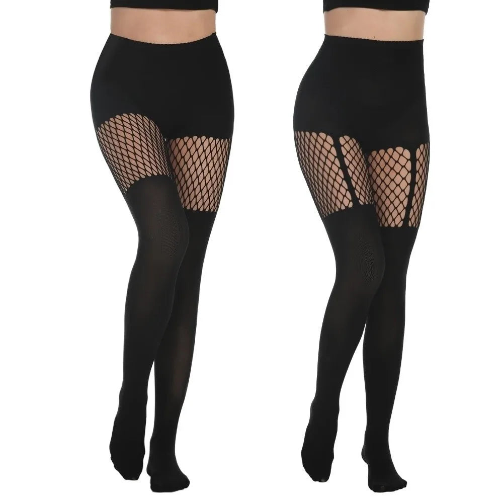 Neue Gothic-Style Netzstrümpfe Sexy Strumpfhosen Stricksocken Overknee-Strümpfe