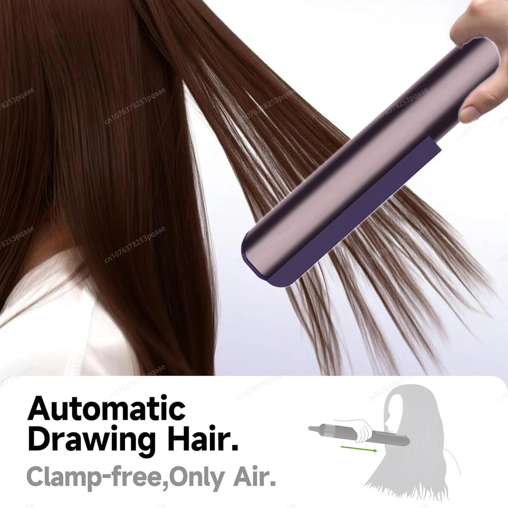2IN1 Haarglätter und Haartrockner, Luft-Ionen-Haar, heißes/kaltes Windhaar, 220 V, FlatIron, langlebiges Haarstyling-Eisen, LCD-Display