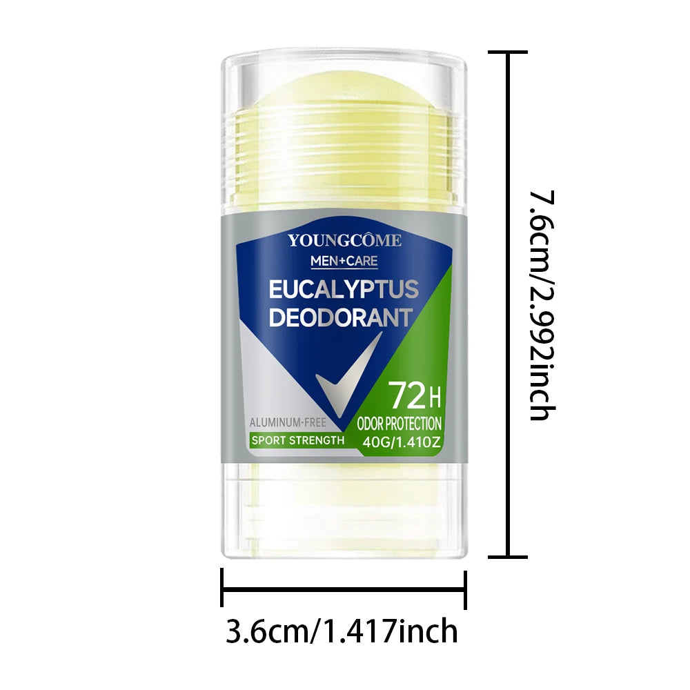 Deodorant für Männer, Roll-on-Flasche, reduziert Schwitzen, Geruchsentferner, Achsel-Körper-Deodorant-Stick, schnell trocknend, langlebig, tragbar, erfrischend