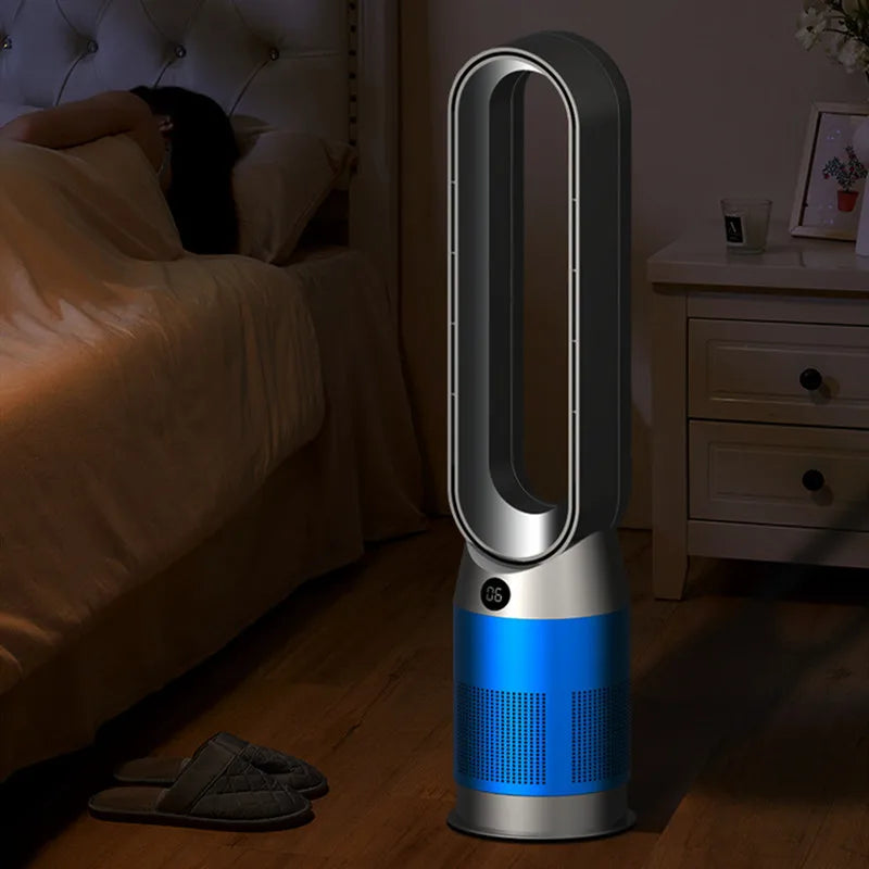 42-Zoll-Kühl- und Heizventilator, einstellbare Thermostatsteuerung, energiesparend, Öko-Modus, geräuscharmer Schlafzimmerventilator, Fernbedienung