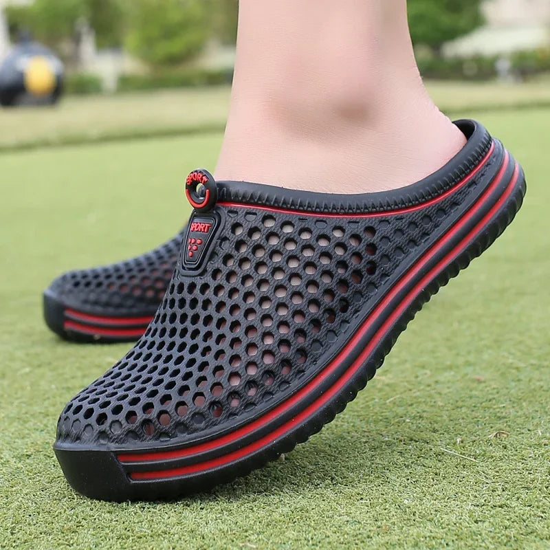 Bequeme Männer Pool Sandalen Sommer Outdoor Strand Schuhe Männer Slip auf Garten Clogs Casual Wasser Dusche Hausschuhe Unisex Zapatos