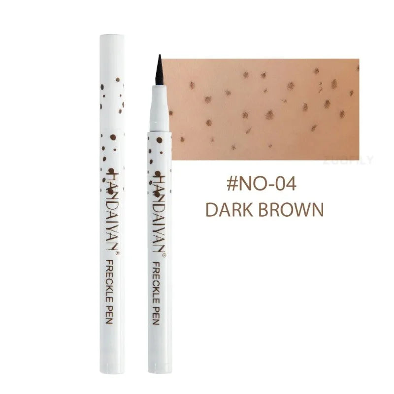 1 Stück Natürlicher Sommersprossen-Stift Schnell Trocknend Wasserfest Lebensechte Künstliche Sommersprossen Langanhaltend Nicht-verblassend Punktmarker-Stift Damen Make-up Kosmetik