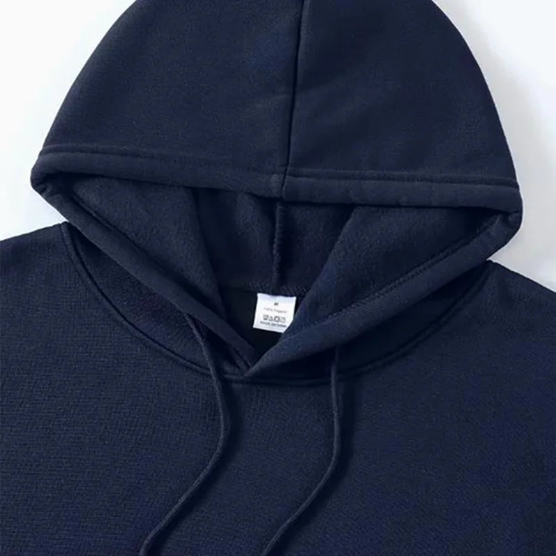 Europäischer 250G Schwerer Stoff Herren-Hoodie Pullover für Frühling und Herbst Warmer Sport-Hoodie Harajuku Unisex-Kleidung