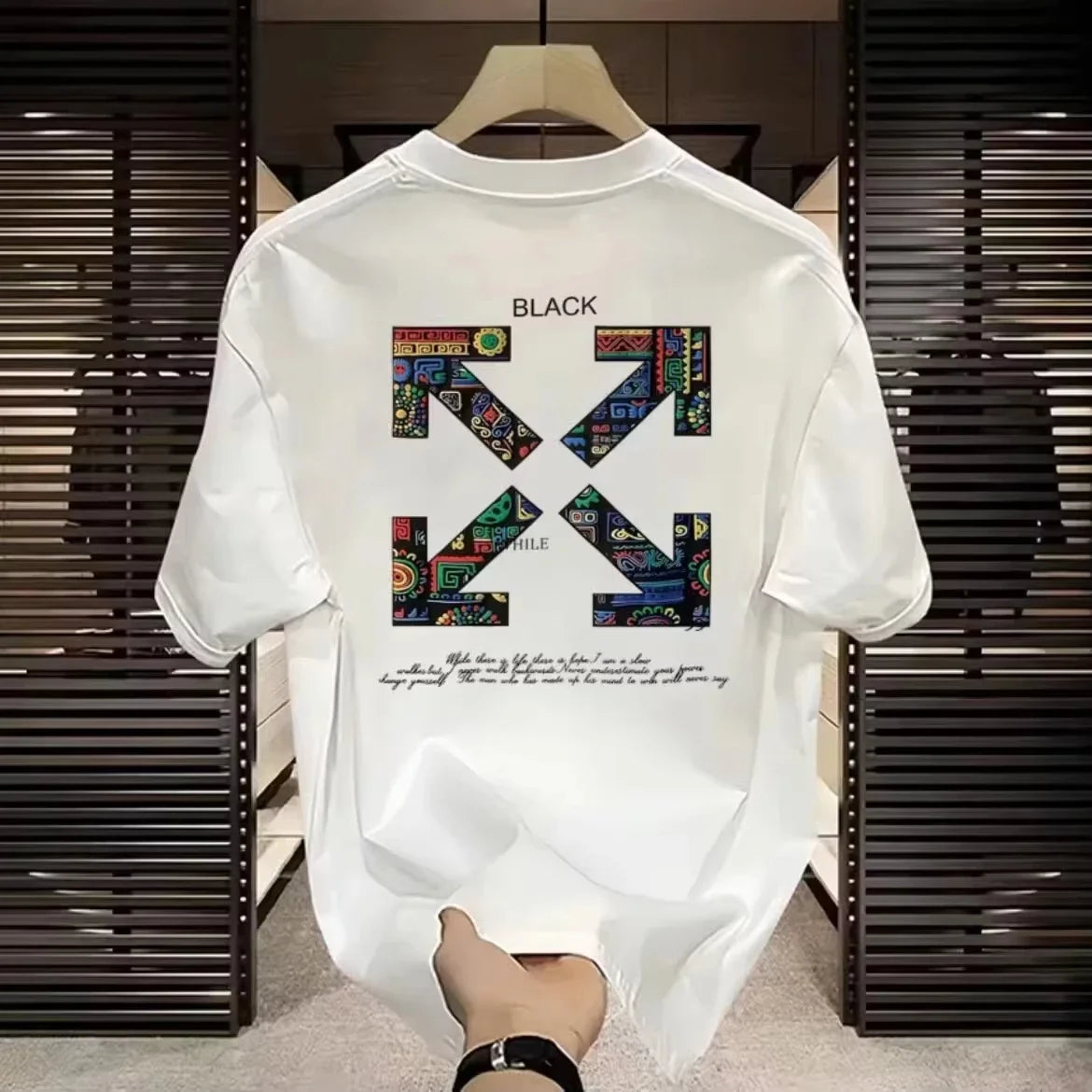 2026 Neue Modische Streetwear Hochwertige Blumenmuster T-Shirts für Damen und Herren - Locker Geschnitten, 100% Baumwolle Kurzarm