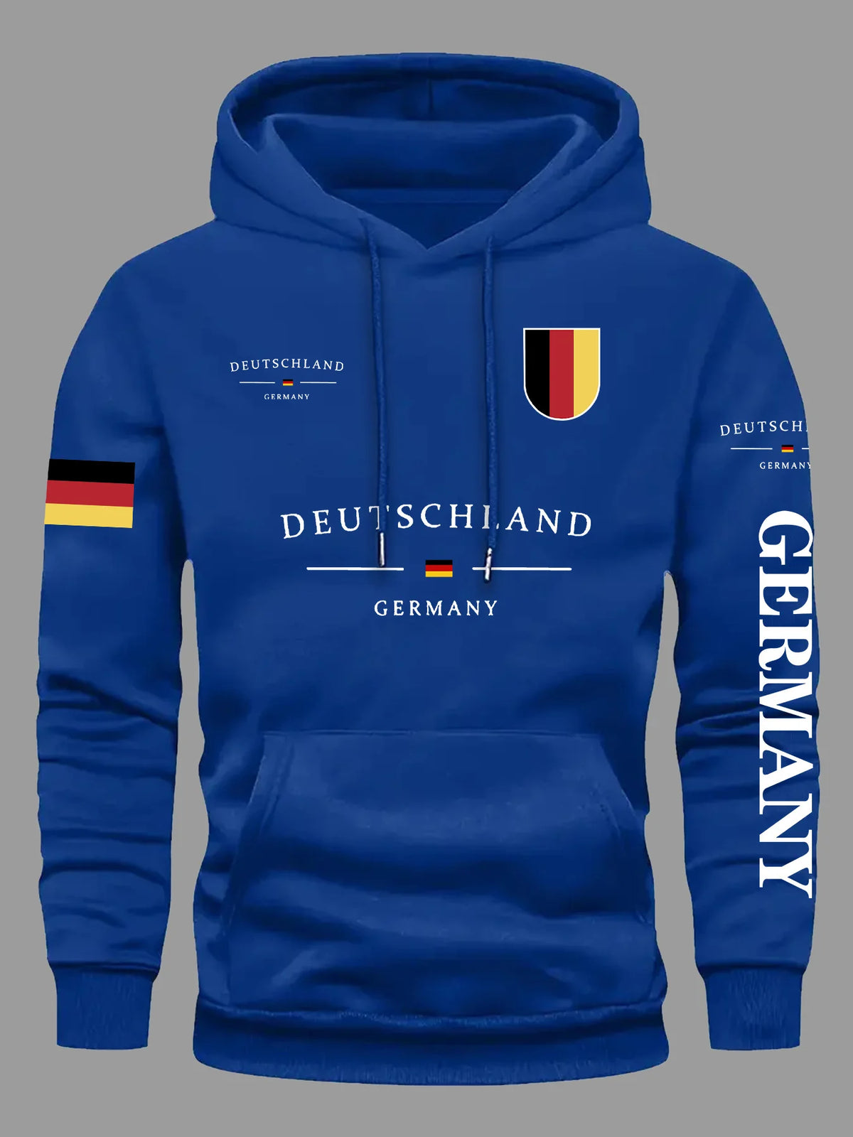 DEUTSCHLAND Flagge Herren Damen Hoodie Outdoor Street Sports Trikot Rennteam Training Fans Frühling Herbst Winter Sweatshirt