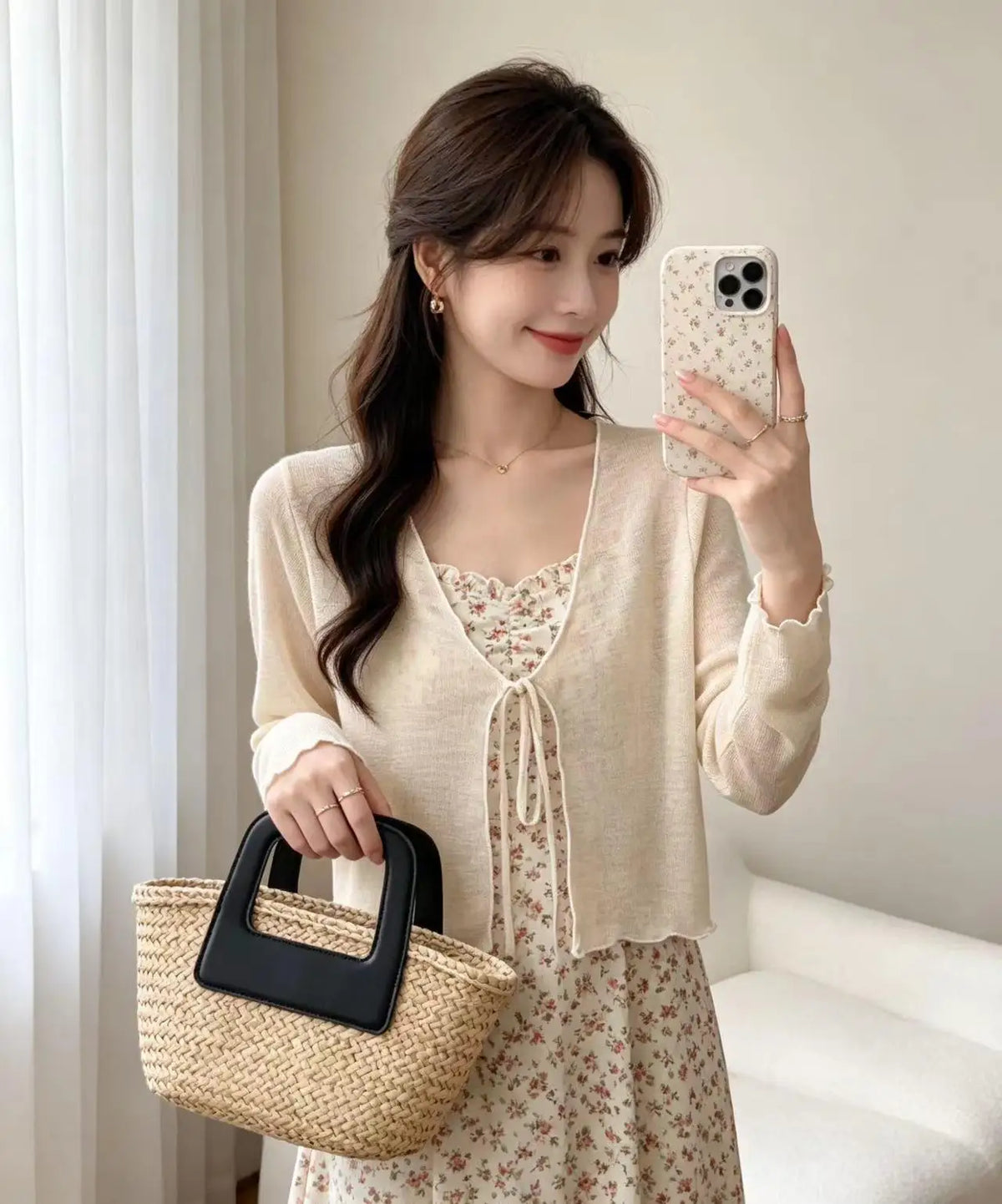 2026 Sommer Langarm Vintage National Trend Damenbekleidung Ausgehöhlte Spitze Patchwork Chiffon Hemden Damen Blusen Großhandel