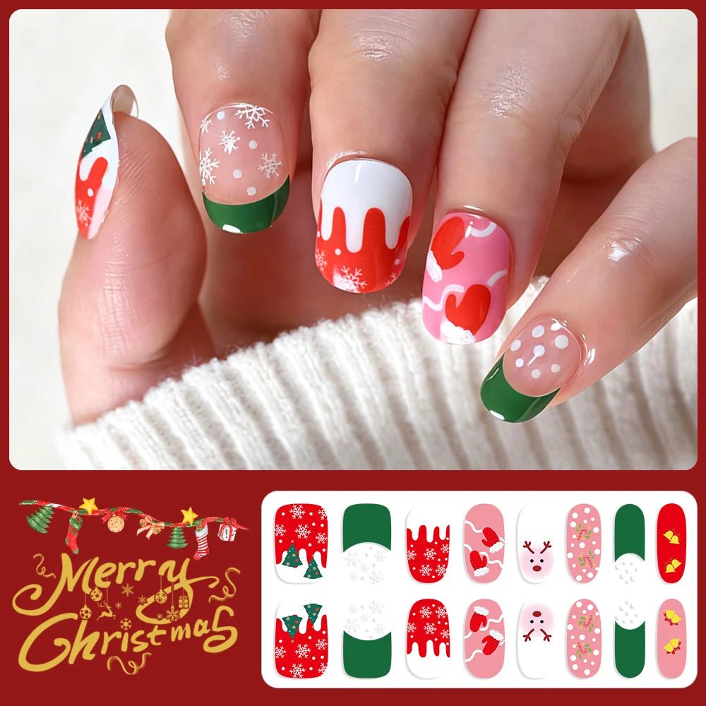14 Tipps Full Wrap Nagellack Aufkleber Selbstklebende einfarbige Gel-Nagelstreifen Kunst Aufkleber Nicht halbgehärtete DIY Nageldekorationen