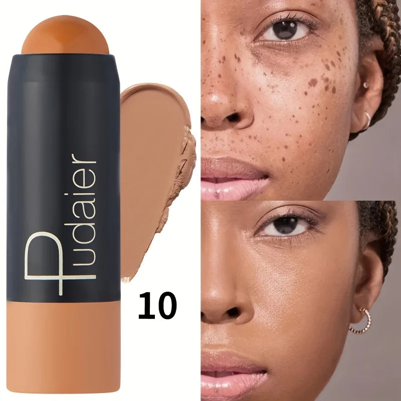 1 Stück wasserfester Foundation-Stick, Concealer-Stick, langlebiger Concealer, wasserdicht und schweißfest, natürlich aussehender Concealer