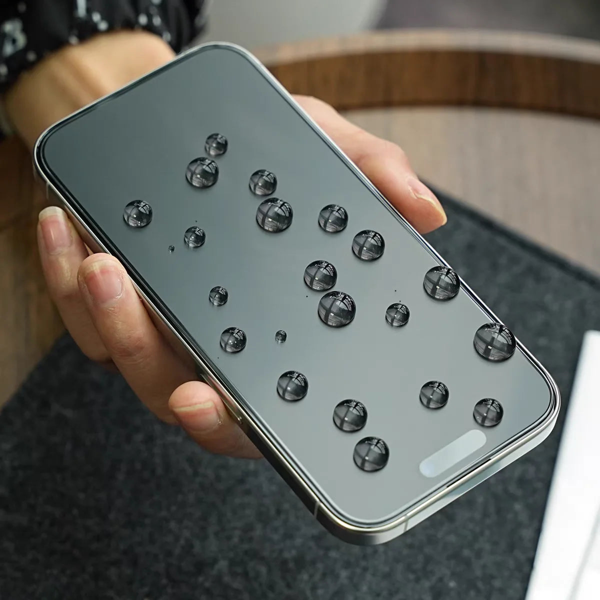 3 Stück mattes gehärtetes Glas für iPhone 16 15 14 12 11 13 Pro Max Plus Mini 16e XS Max Displayschutzfolien mattierte Anti-Fingerabdrücke