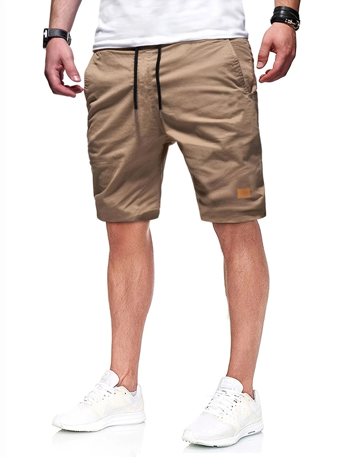 Neue Herren-Freizeitshorts, Bermuda-Shorts, Fitness-Jogging-Shorts, Vintage-Cargoshorts mit elastischem Bund