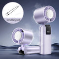VUUV Mini-Handventilator - Tragbarer Turbo-Ventilator mit 100 Windgeschwindigkeiten, 2000mAh & Typ-C, Kühlgebläse, Reise-Kühlgerät
