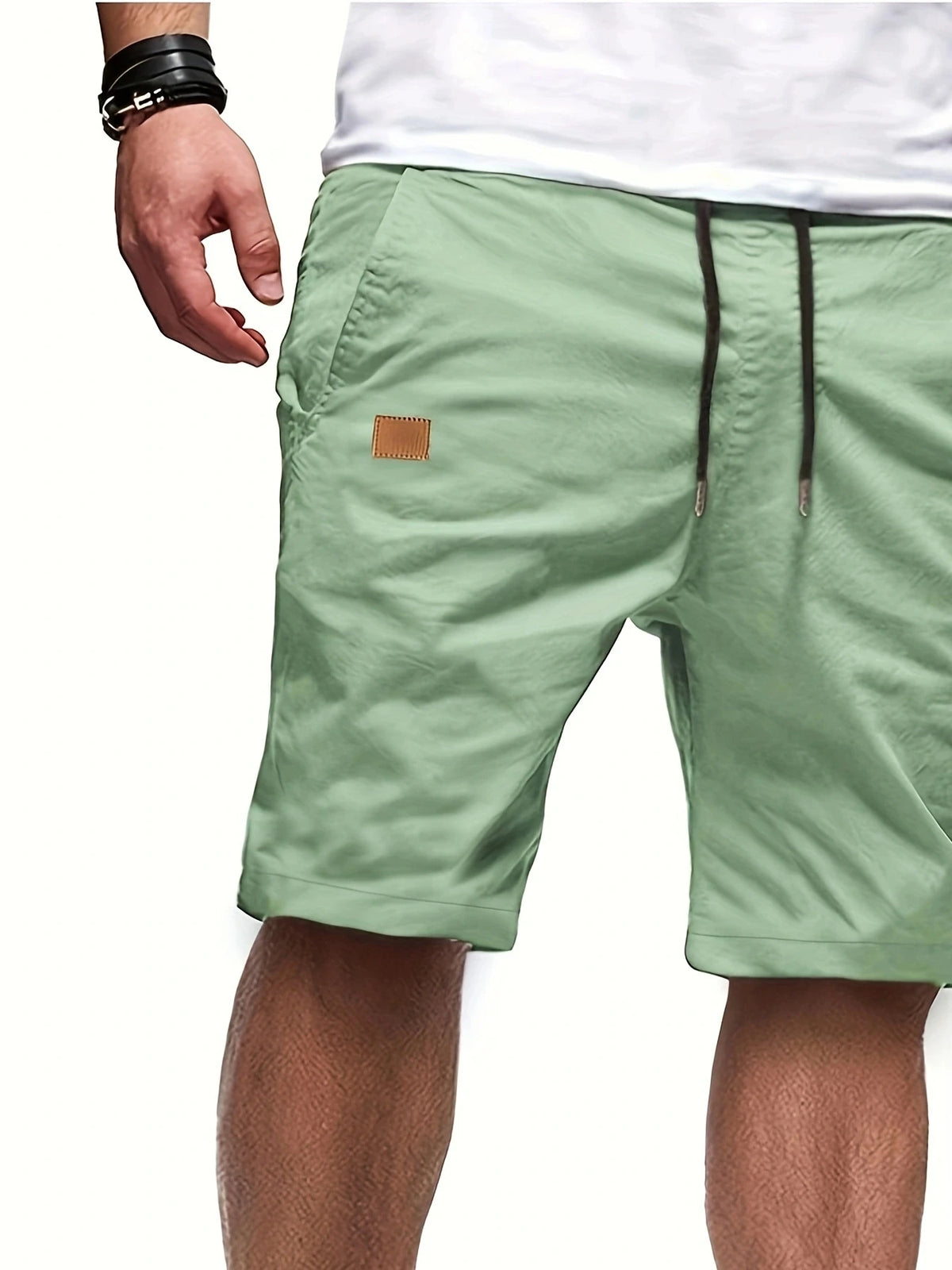 Neue Sommer-Herren-Freizeitshorts, Bermuda-Shorts, Fitness-Jogging-Shorts, Vintage-Cargoshorts mit elastischer Taille