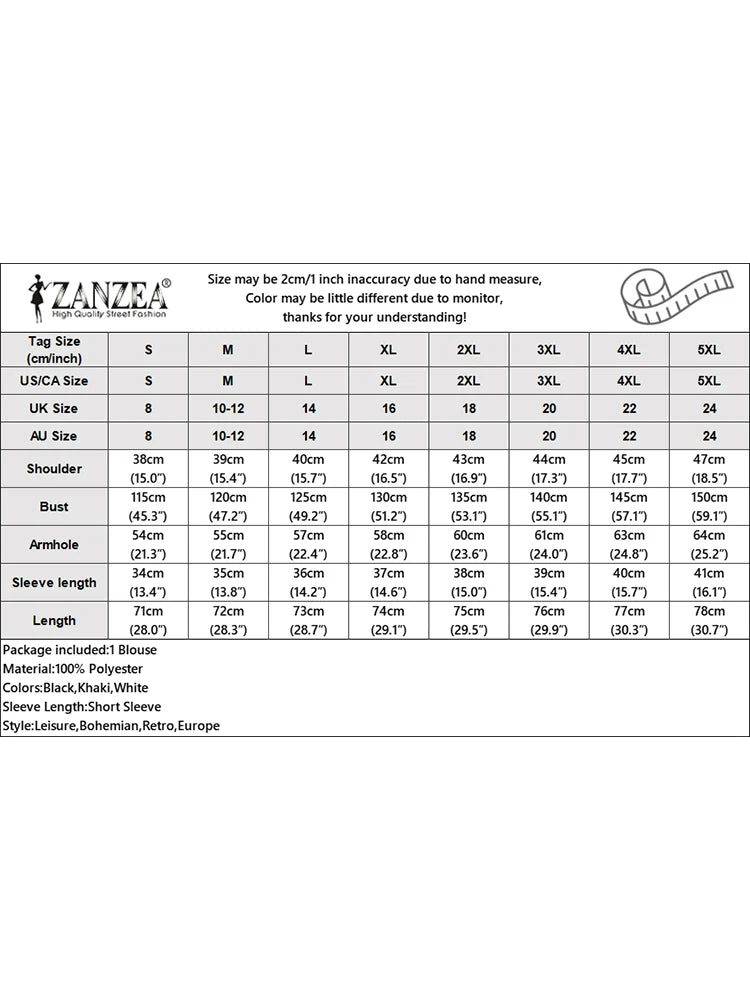 ZANZEA Frauen Stilvolle Tunika Tops Sommer Büro OL Shirts Kurzarm Elegante Arbeit Bluse Weibliche Rollkragen Blusas Mujer Oversize