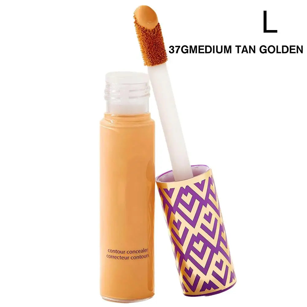 Feuchtigkeitsspendende, wasserfeste Concealer-Creme, die schwarze Kreise, Hautunreinheiten, Aknenarben, Flecken abdeckt, ölkontrollierende flüssige Foundation-Make-up-Foundation