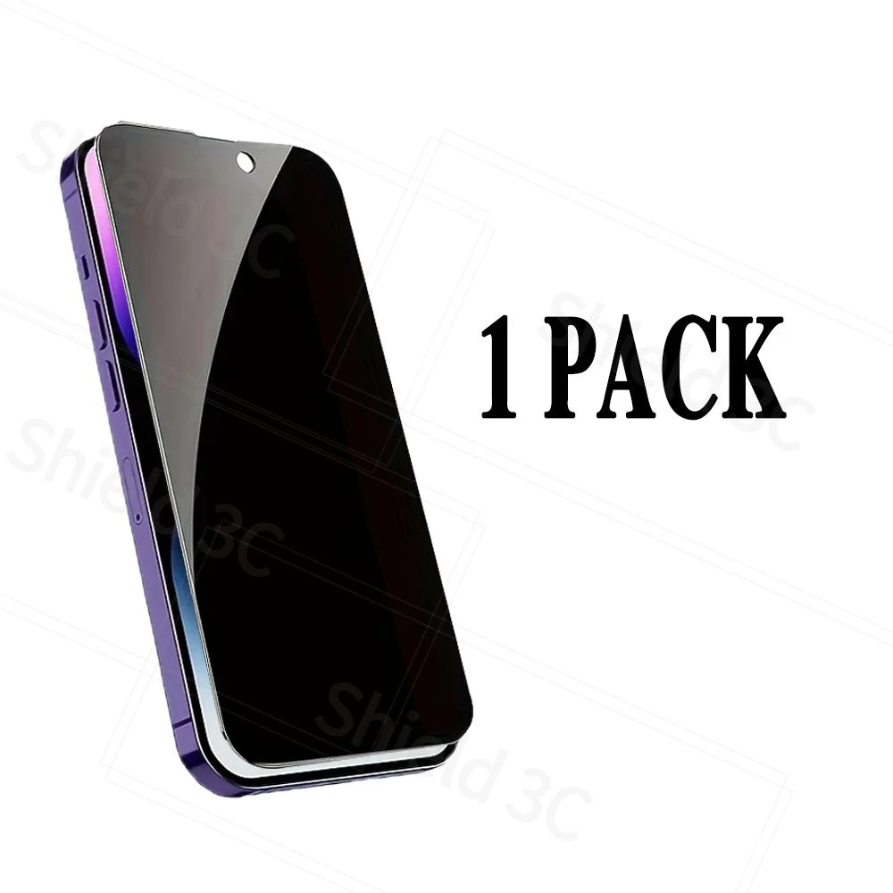 1-5 Stück Vollständiger Sichtschutz-Bildschirmschutz für iPhone 18 Pro Max 17 16 15 14 13 12 11 Pro X XR XS Max 16 15 Plus Anti-Spy Glas