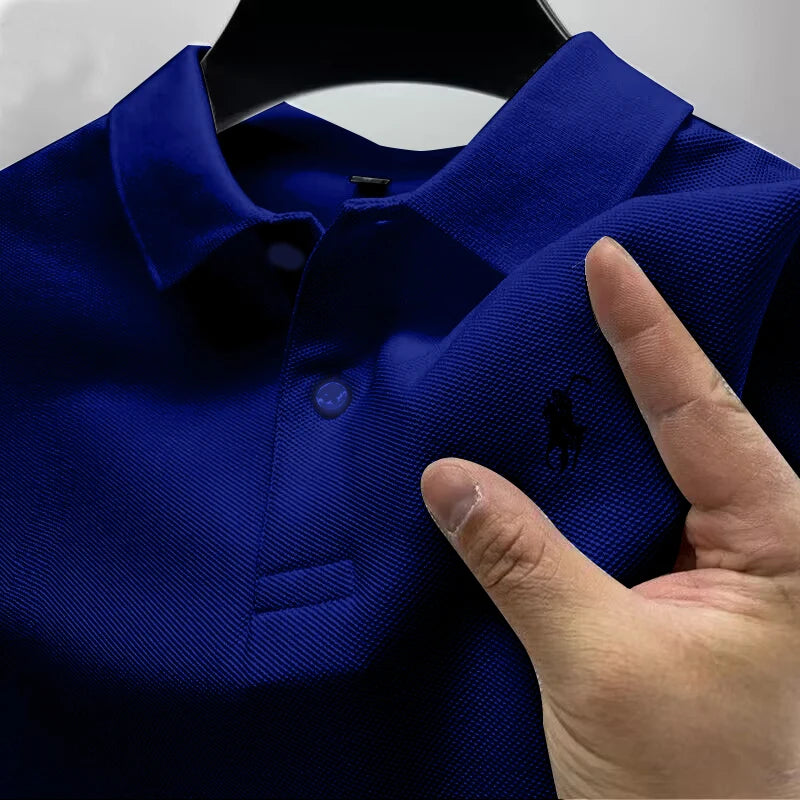 2026 Neues Hochwertiges Herren-T-Shirt Sommer Luxusmarke Street-Trend Freizeit Business Kragen-T-Shirt Ropa Hombre