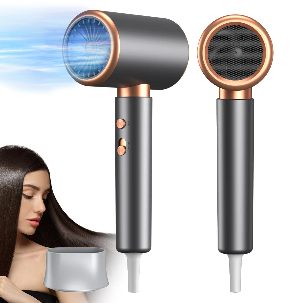 Professioneller Haartrockner mit 3. Gang, Negativ-Ionen-Fön, heißer, kalter Wind, Luftbürste, Haartrockner, starker Trockner, Salon-Werkzeug, 2400 W