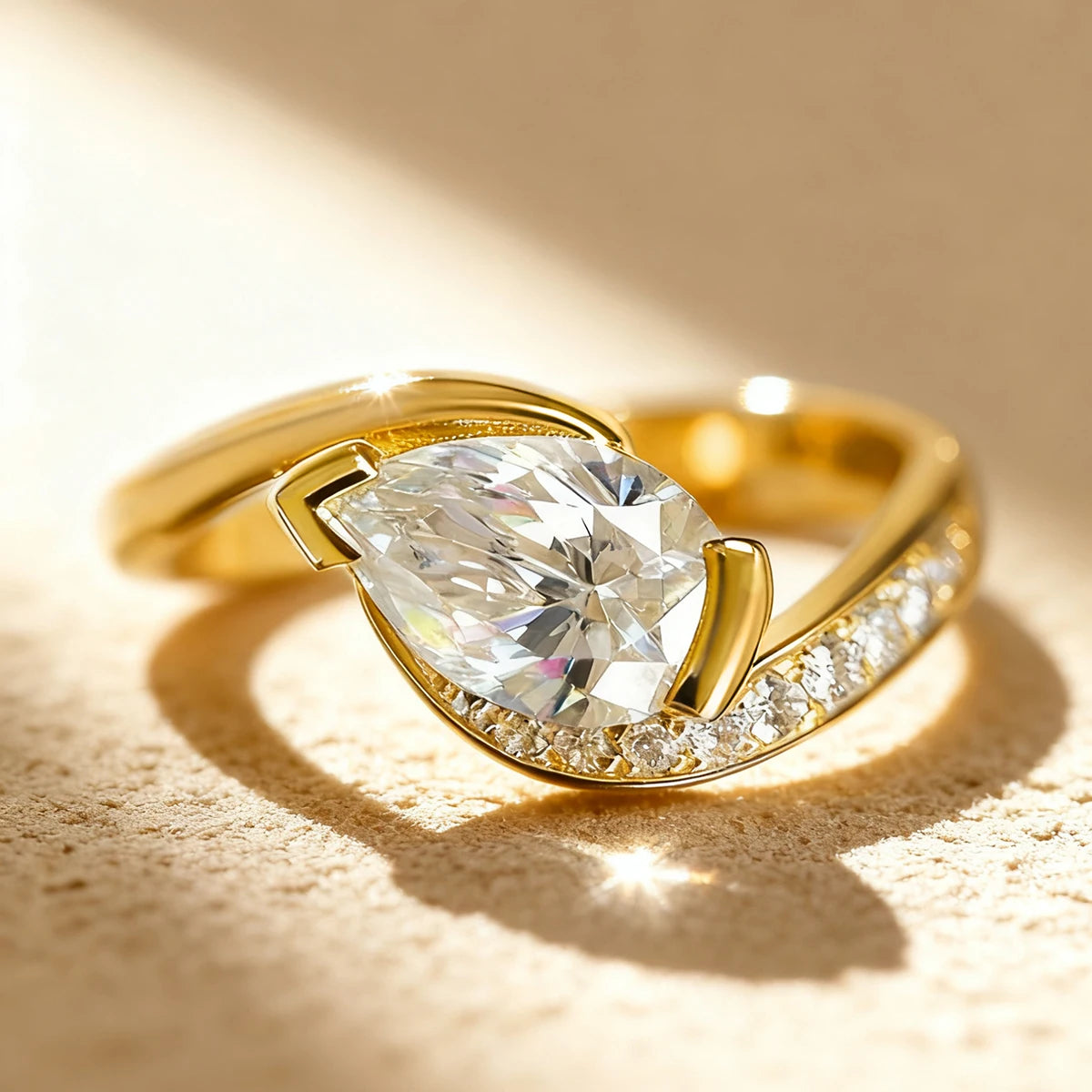 925er Sterlingsilber, modisch, exquisiter Wassertropfen-Zirkon-Ring für Frauen, Verlobung, Hochzeit, Jahrestag, hochwertiger edler Schmuck
