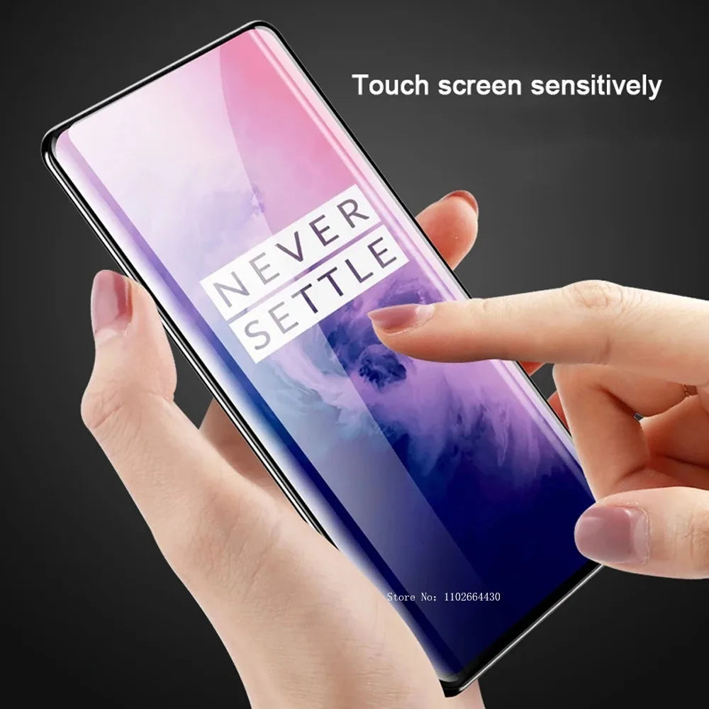 2 Stück gehärtetes Glas für oneplus 6 6t 7 7t 8 pro Telefon Displays chutz folie für oneplus z Schutz folie das Glas Smartphone