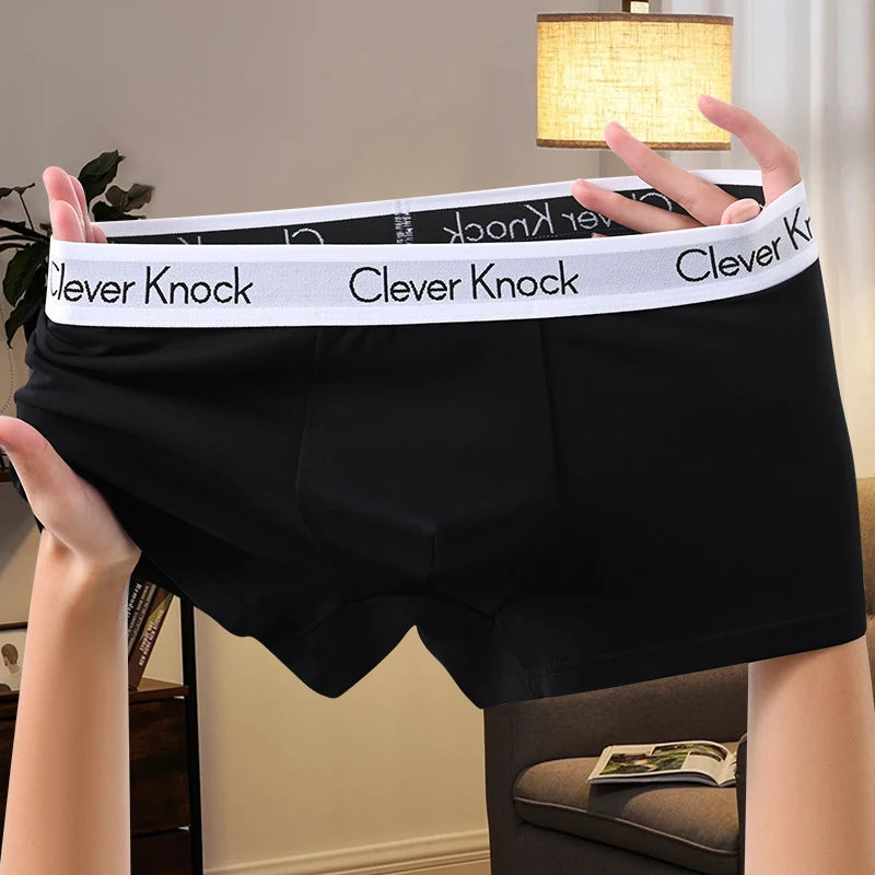 1 Stücke Boxershorts männer Unterwäsche Sexy Höschen Baumwolle Solide Mann Unterhose Männliche Boxer Homme U Konvexen Dessous Kostenloser Versand